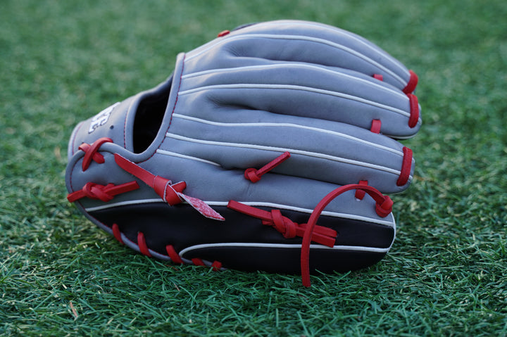 11.75" Infield H-Web Grace Glove - Black/Red