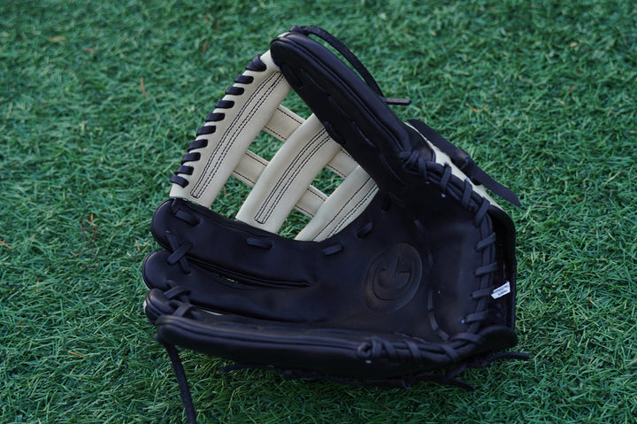 12.50" Outfield H-Web Grace Glove - Black/Blonde - Left Hand Throw